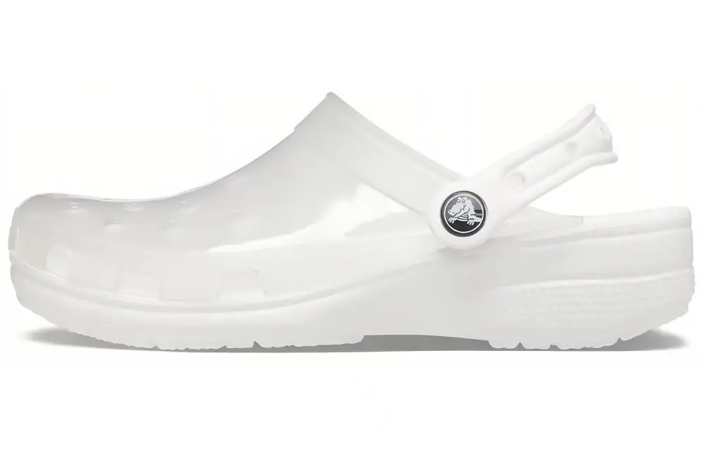 Crocs Jelly Crocs Transparent Unisex White Sandals Women's