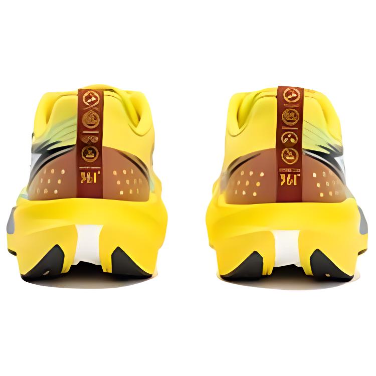 361° Shock Absorbers With Slip Resistant And Abrasion Resistant Properties Low Top Training Running Shoes Unisex Yellow