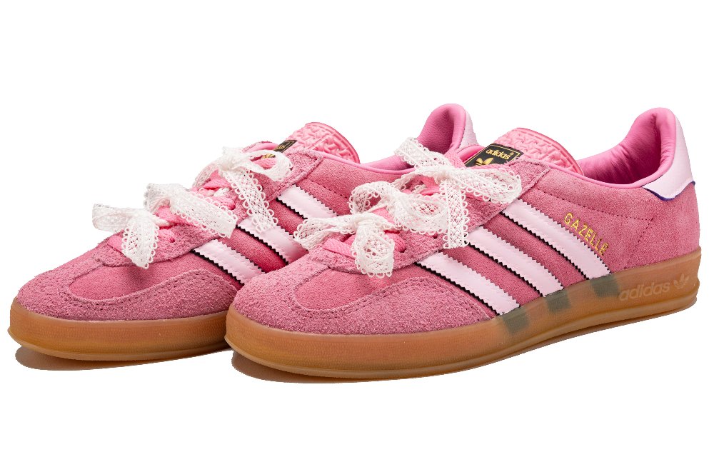 Adidas Originals GAZELLE Slip Resistant Low Top Skateboard Shoes Women's Pink