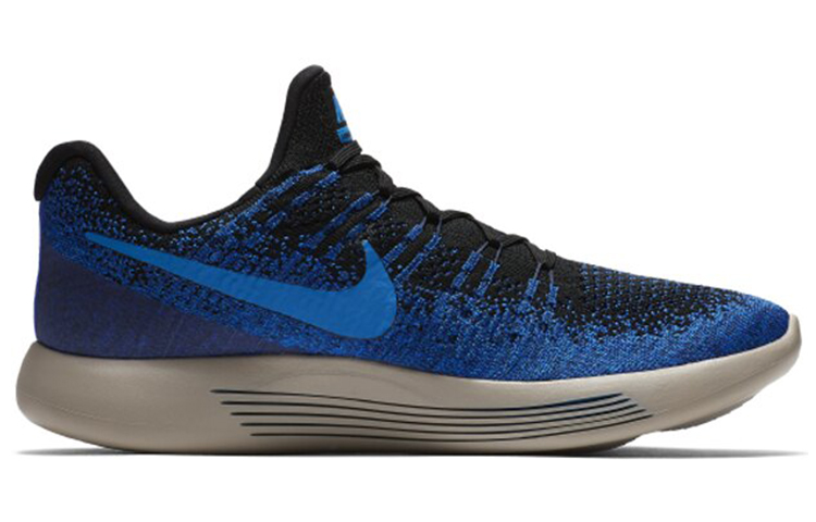 Nike LunarEpic Low Flyknit 2 'Black Blue'