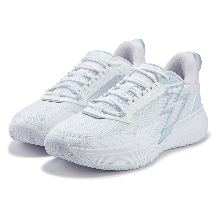 361° Big3 Team Cushioning Anti-Slip Wear-Resistant Breathability Low-Top Basketball Shoes Men's White Blue