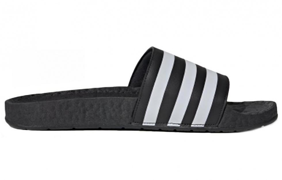 Adidas Adilette Boost Slides 'Core Black White' купить в интернет-магазине Yoocart с быстрой доставкой по России.