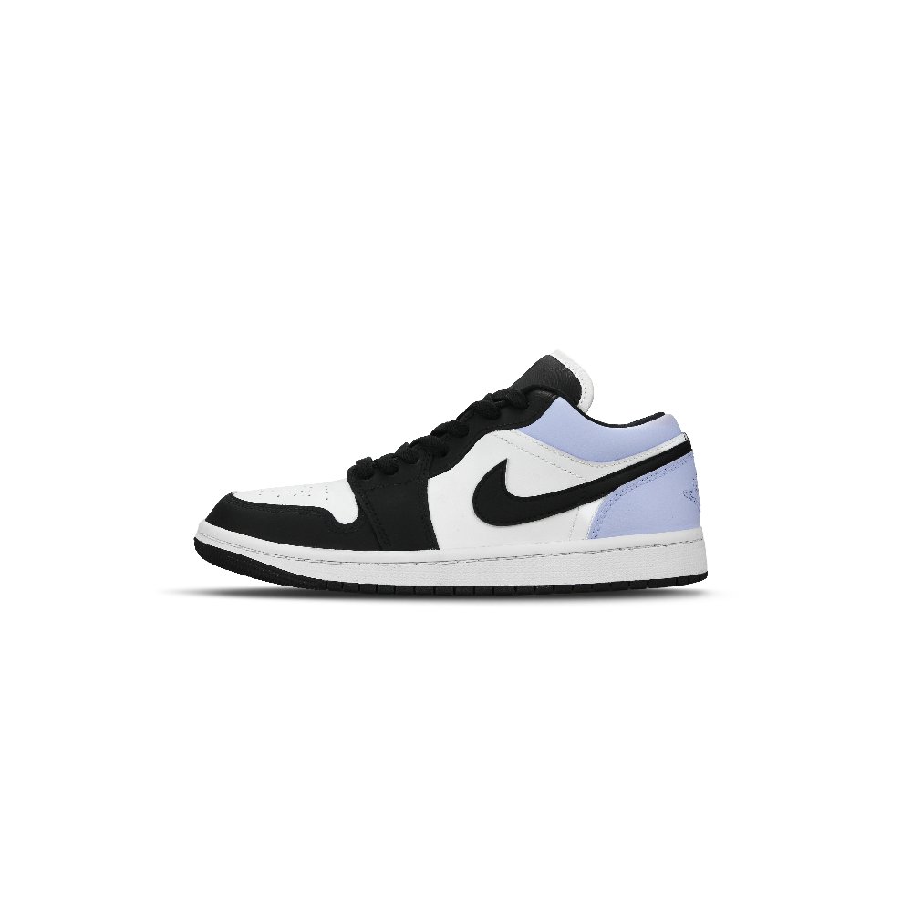 Jordan Air Jordan 1 Abrasion Resistant Low Top Vintage Basketball Shoes Unisex Ice Blue