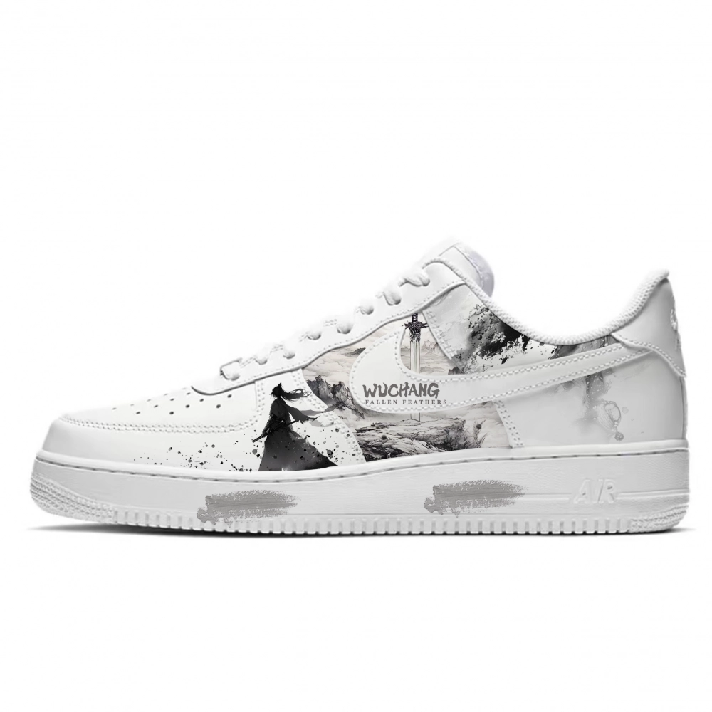 Nike Air Force 1 Abrasion Resistant Low Top Skateboard Shoes Unisex White
