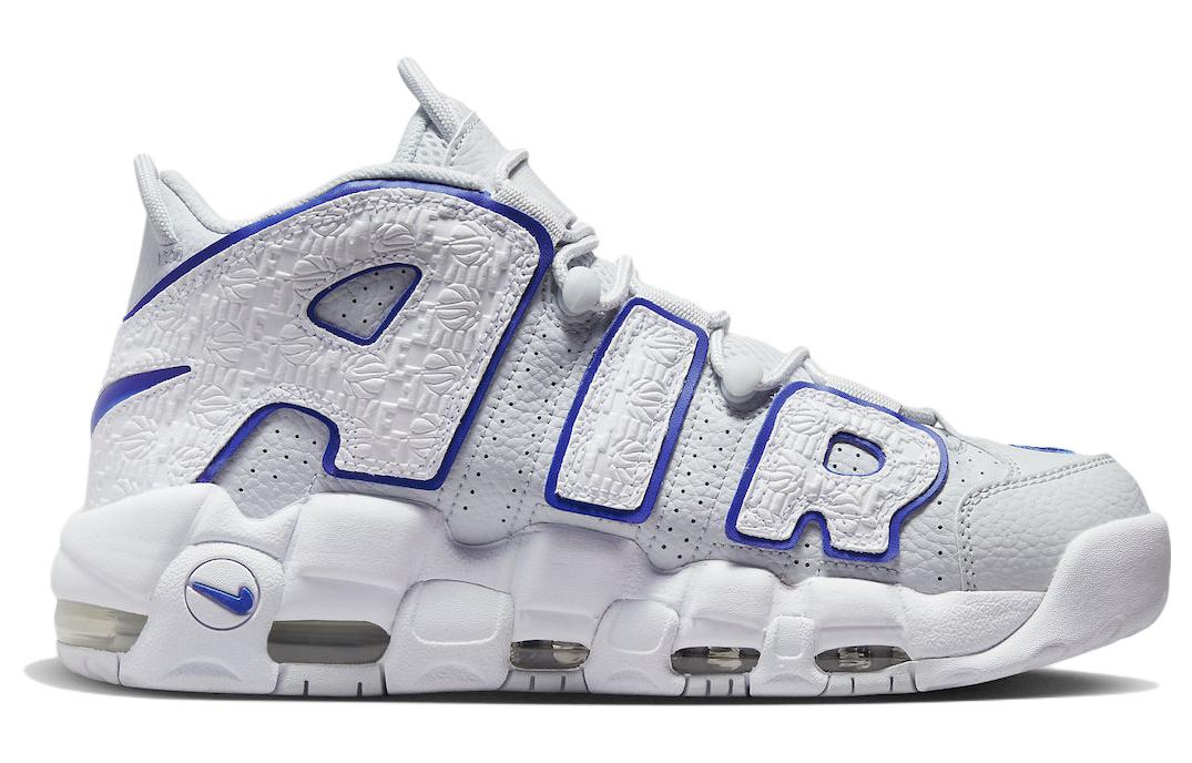 Nike Air More Uptempo Embossed White Royal Blue купить в интернет-магазине Yoocart с быстрой доставкой по России.