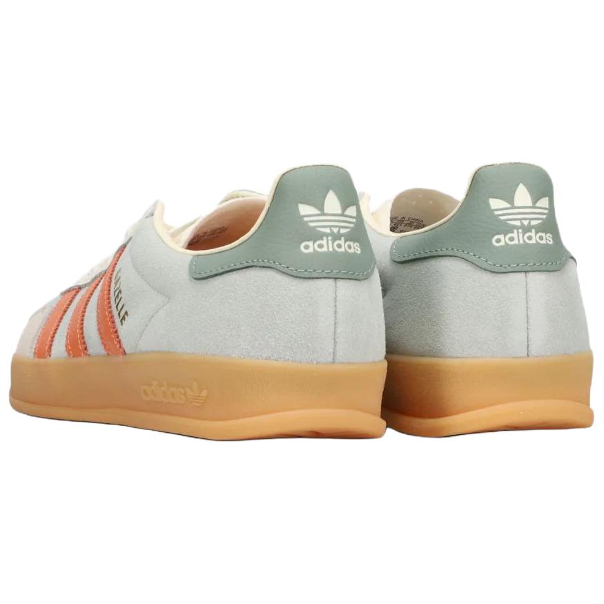 Adidas Originals GAZELLE INDOOR Low Top Skateboard Shoes Men's Gray White