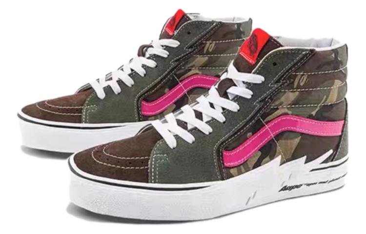 Vans SK8 Hi X Aape 'Bolt Green Camo' купить в интернет-магазине Yoocart с быстрой доставкой по России.