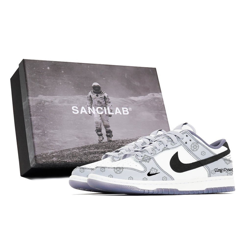 Nike Dunk Skateboard Shoes Men Low-Top Gray