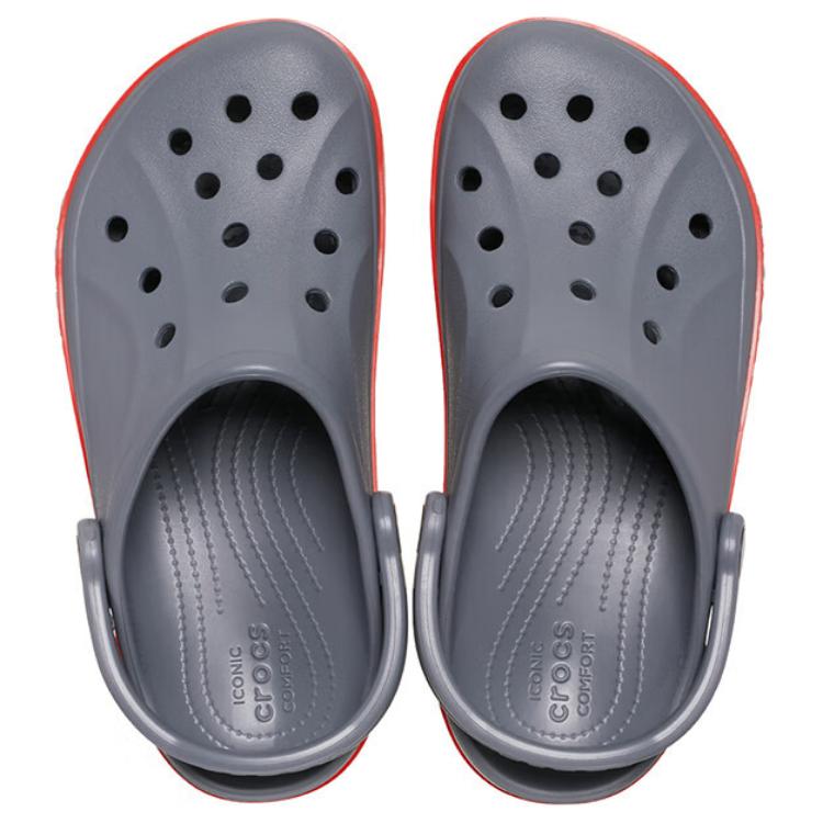 Crocs Clogs Unisex Charcoal Gray/Light Gray