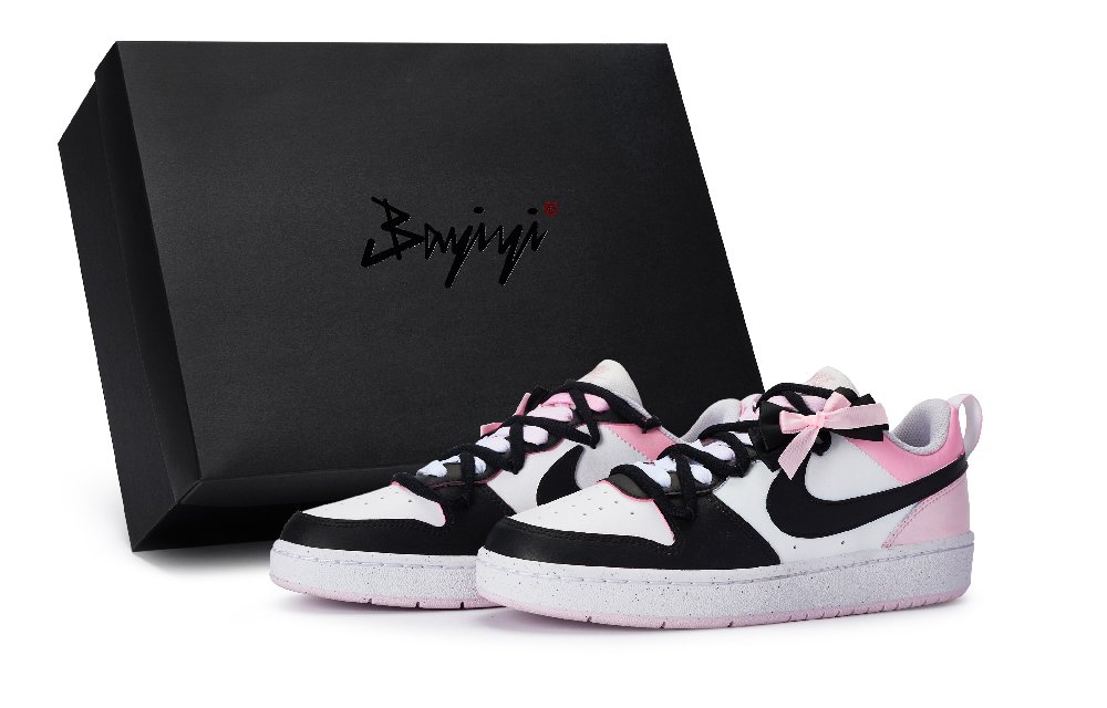 Nike Court Borough Skateboard Shoes Women's Low-Top Pink