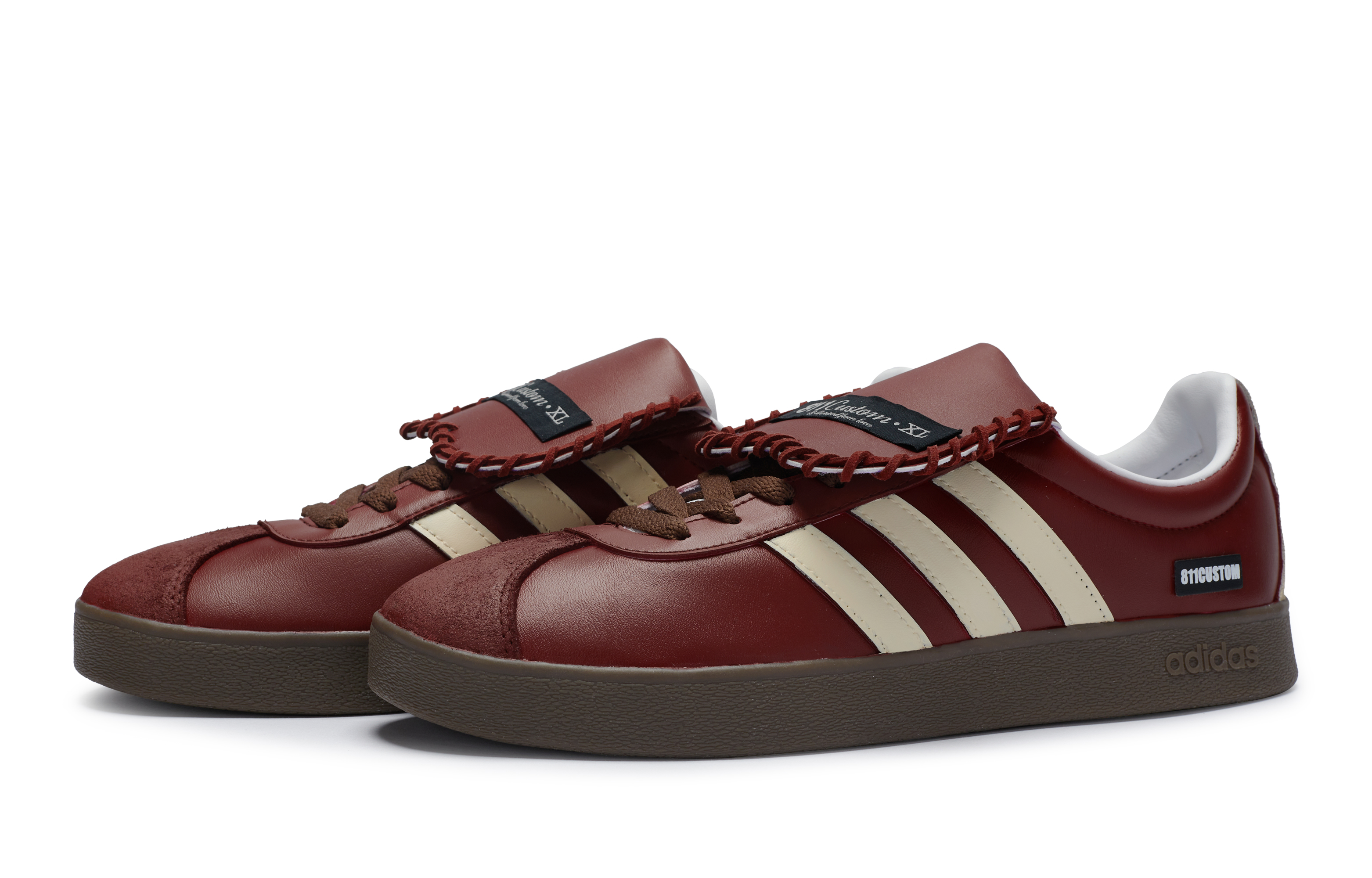 Adidas Neo Vl Court 811 Made Burgundy Low-Top Skateboard Shoes Unisex Red Beige White купить в интернет-магазине Yoocart с быстрой доставкой по России.