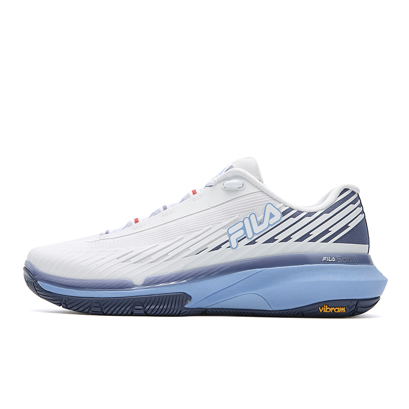 FILA ACE Cushioning Abrasion Resistant Coverage Lightweight Low top Tennis Shoes Women's White Blue
