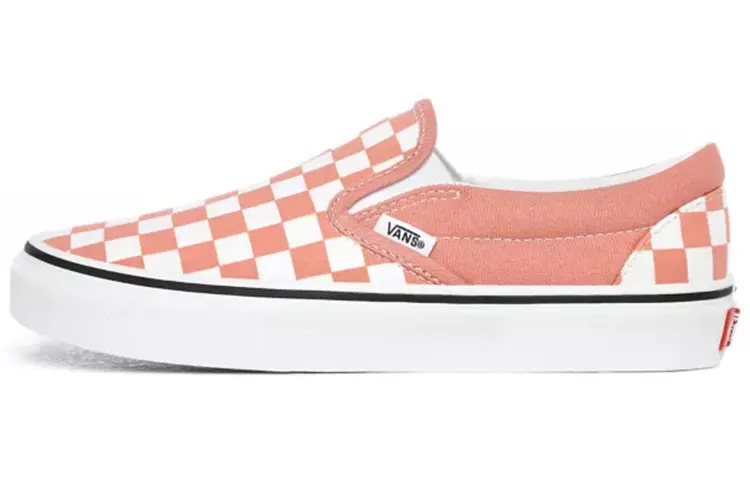 Vans Classic Slip On Rose Dawn Checkerboard
