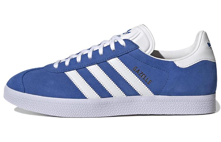 Adidas Gazelle Blue Cloud White Gold Metallic