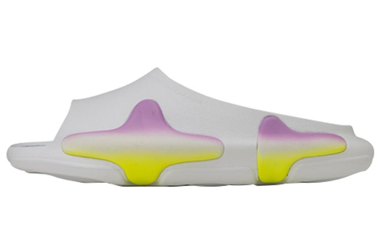 EQLZ EQUALIZER OASIS Quiet Slide Slippers Unisex White Purple