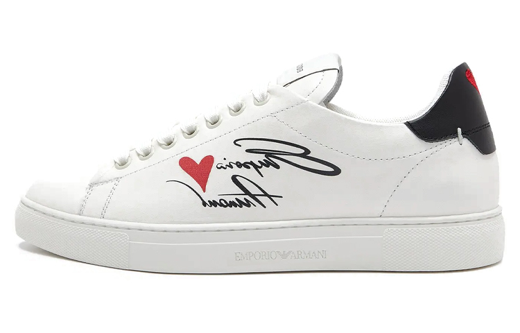 EMPORIO ARMANI Skateboard Shoes Women's Low-Top White