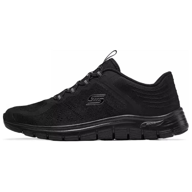 Skechers Arch Fit Anti-Slip Wear-Resistant Low-Top Casual Shoes Women's Black