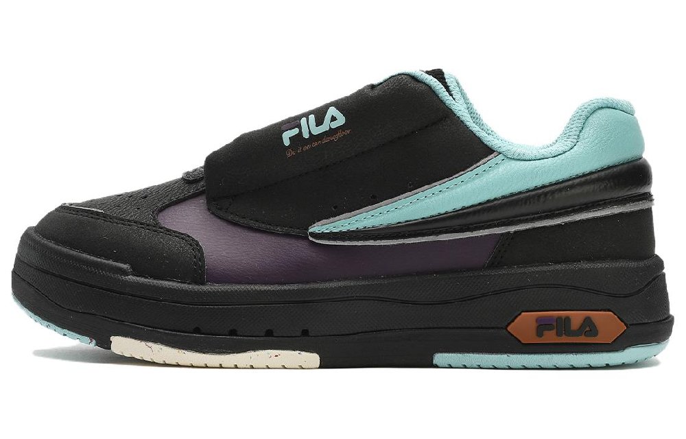 FILA Mix Low Skate Shoes 'Black Blue' Women's