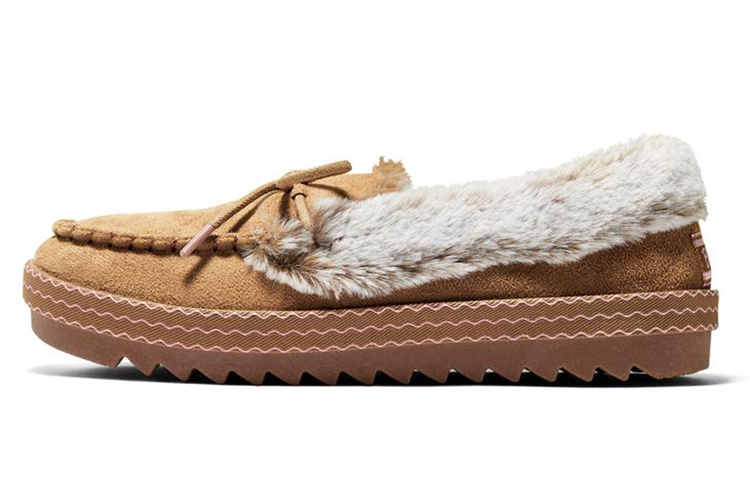 Skechers BOBS COZY KISS Low Top Casual Shoes Women's Chestnut