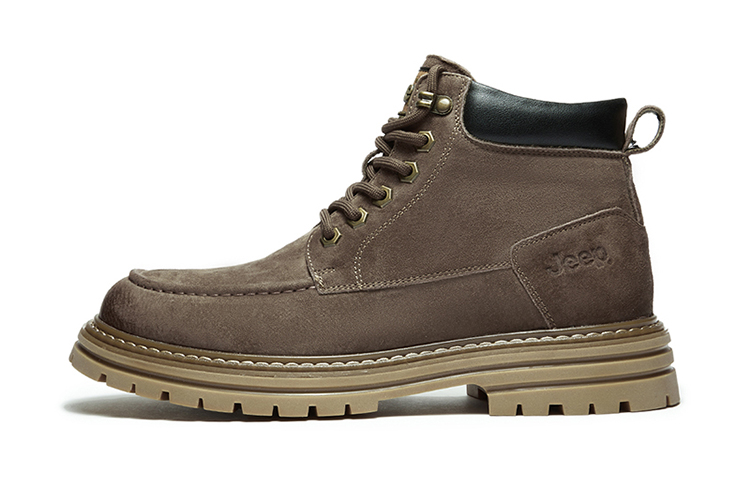Jeep Short Outdoor Boots Unisex Brown