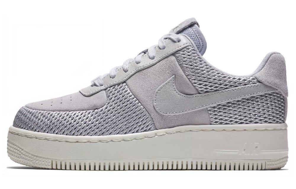 Nike Air Force 1 Upstep Premium 'Metallic Platinum' Women's