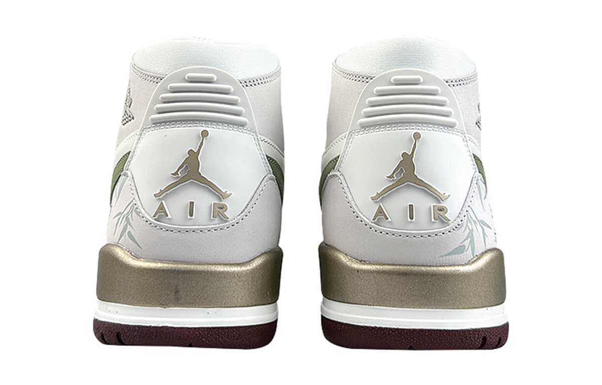 Jordan Legacy 312 Slip-Resistant High-Top Vintage Basketball Shoes Men's White Green купить в интернет-магазине Yoocart с быстрой доставкой по России.