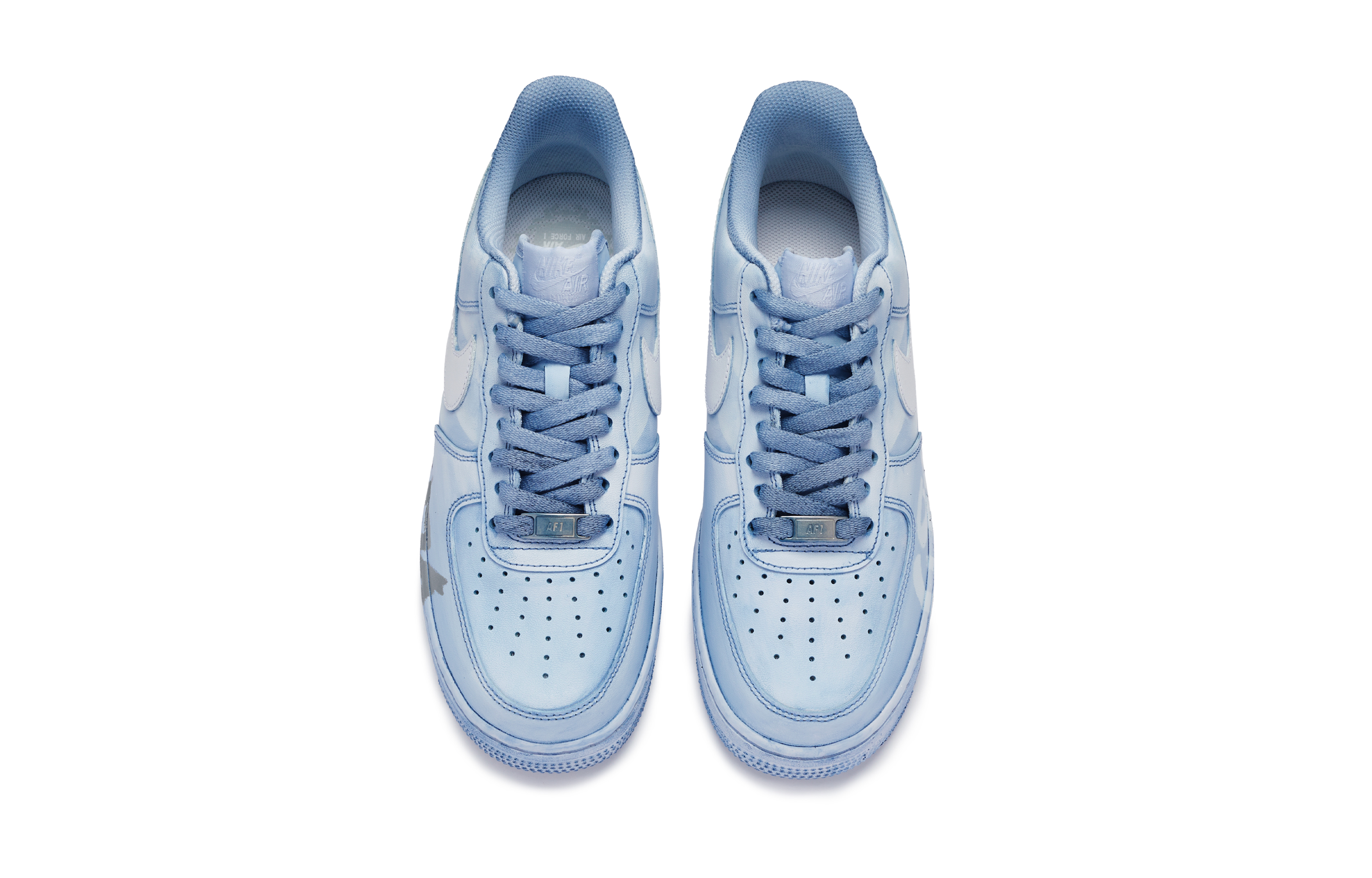 Nike Air Force 1 LE Low Top Skateboard Shoes GS White Blue купить в интернет-магазине Yoocart с быстрой доставкой по России.