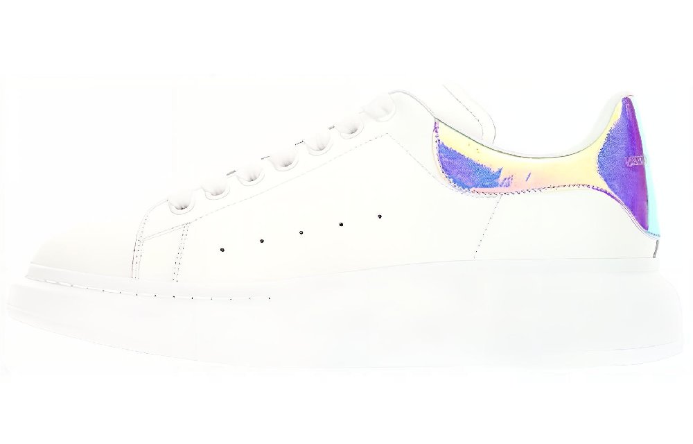 Alexander McQueen Oversized Iridescent White
