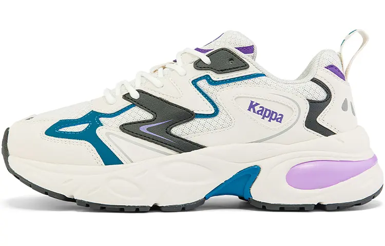 Kappa Low Top Chunky Sneakers Women's White Purple