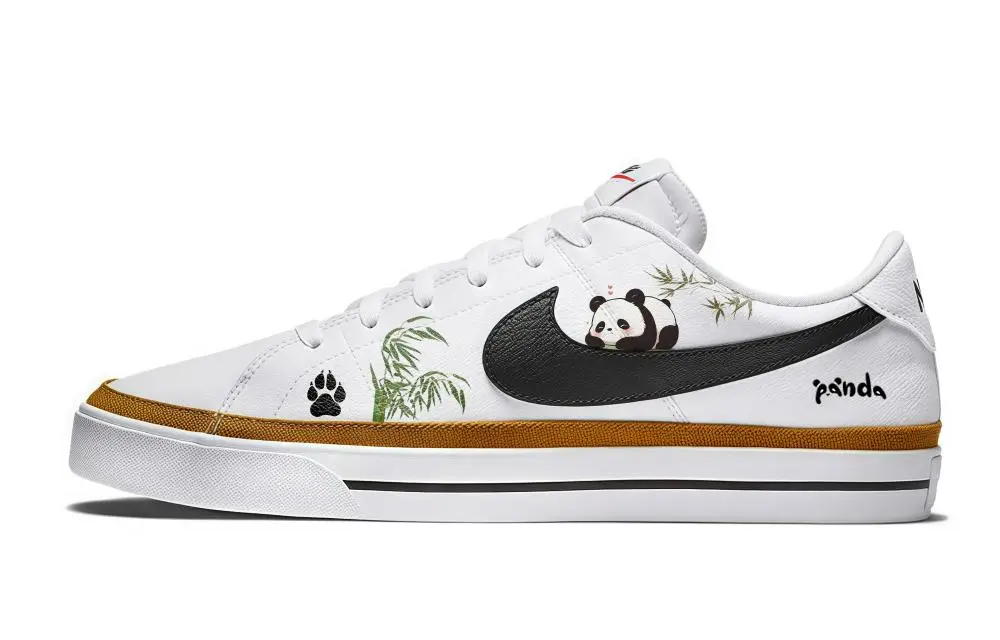 Nike Court Legacy Skateboard Shoes Unisex Low top Black/Brown/Green