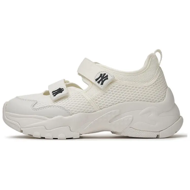 MLB Sandal Chunky Mask Abrasion Resistant Low top Casual Shoes Women's White