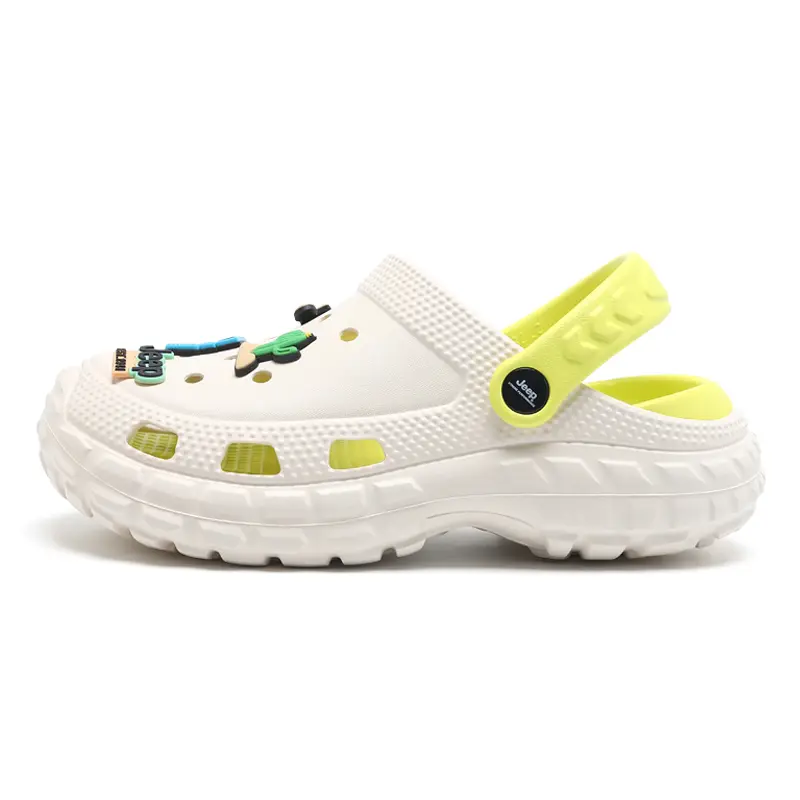 Jeep Clogs Women's Beige Yellow