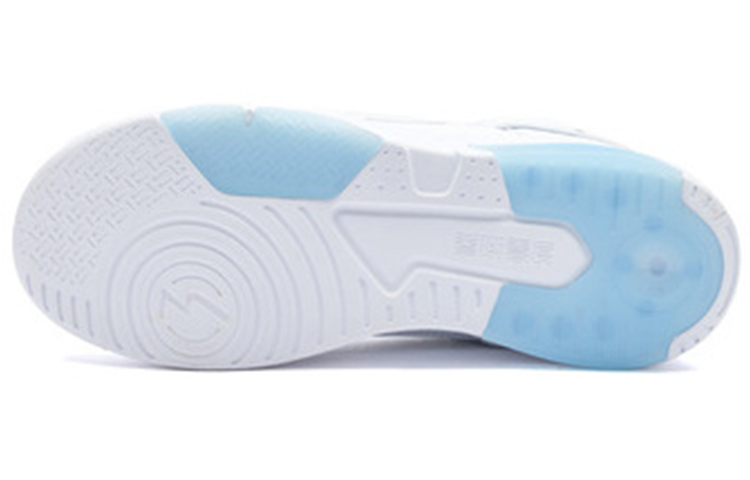 361° Coverage Thermal Slip Resistant High Top Winter Padded Skateboard Shoes White Blue