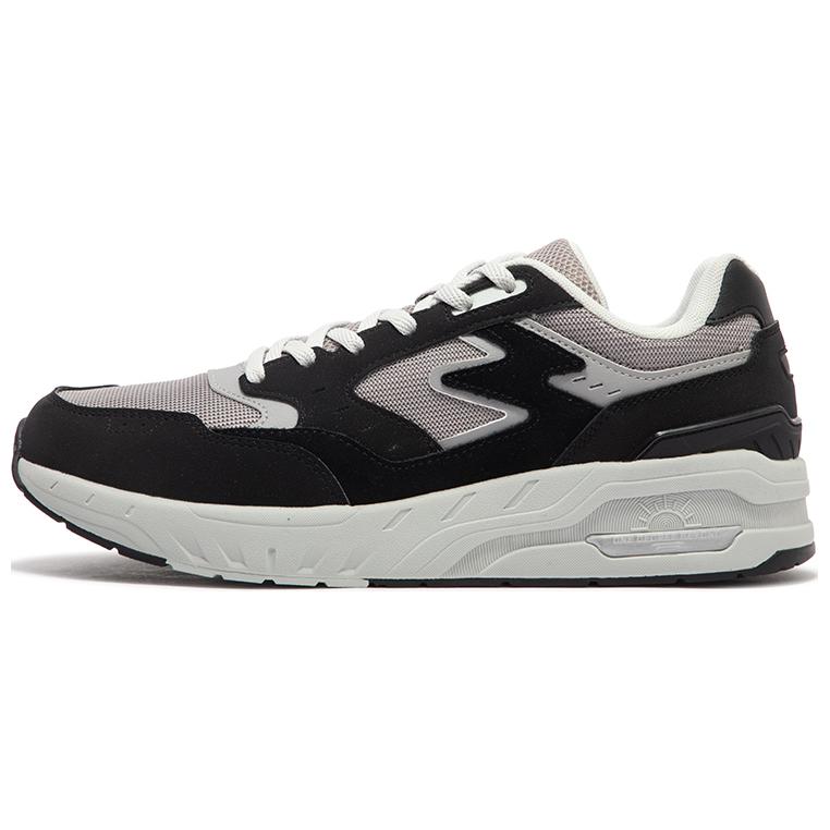 361° Anti Slip Wear Resistant Low Top Casual Shoes Men's Black Gray
