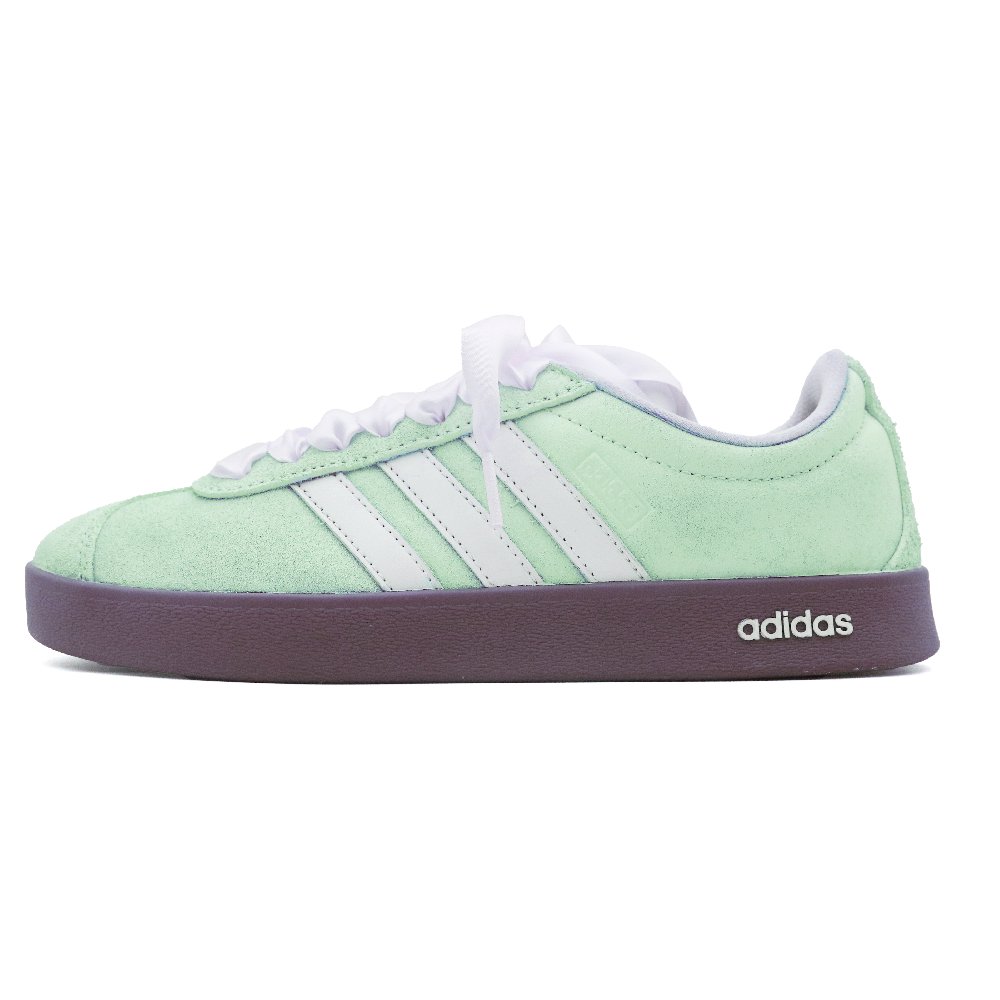 Adidas Neo Vl Court Classic Lightweight Low Top Skateboard Shoes Unisex Green White
