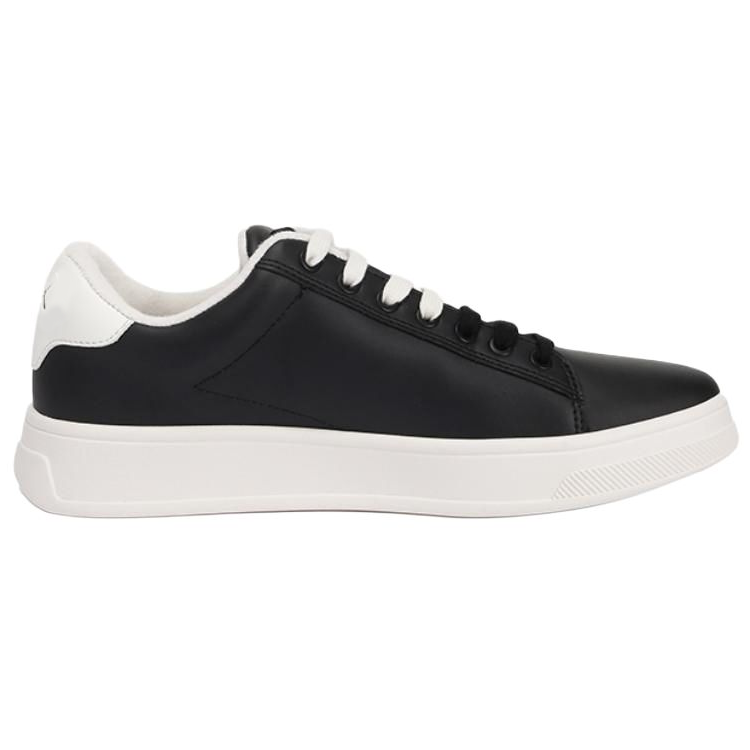 ARMANI EXCHANGEAE Low Top Skateboard Shoes Men's Black White Tail