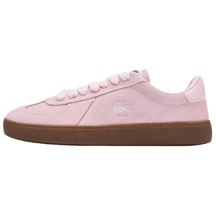 LACOSTE BASESHOT Skateboard Shoes Women's Light Pink