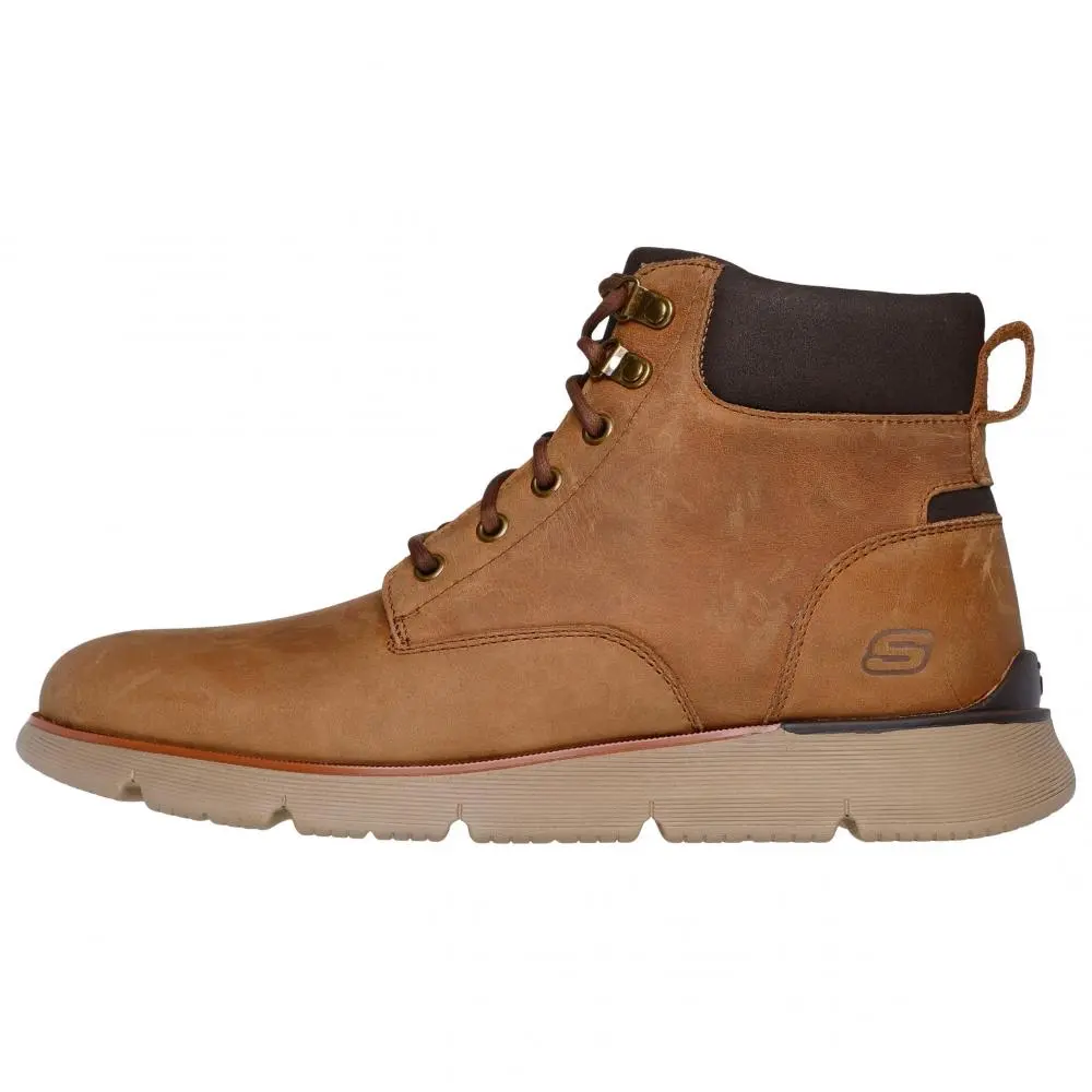 Skechers Short Martin Boot Men's Light Brown