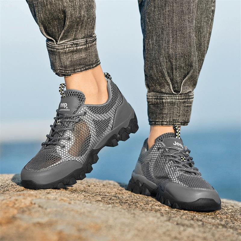 Jeep Low Top Running Shoes Men's Gray купить в интернет-магазине Yoocart с быстрой доставкой по России.