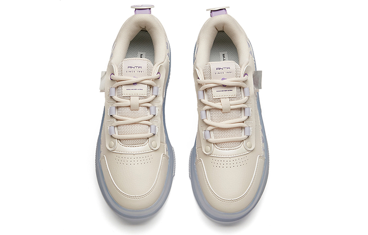 SNOOPY x Anta Slip Resistant Abrasion Resistant Low top Skateboard Shoes Women's Ecru купить в интернет-магазине Yoocart с быстрой доставкой по России.