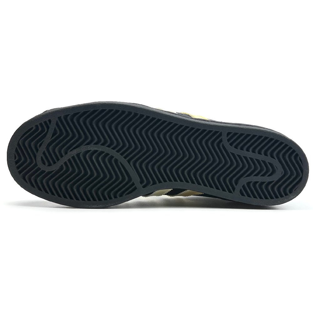 Adidas Originals SUPERSTAR Evening Glow Non-slip Lightweight Low-Top Skateboard Shoes Unisex Black Yellow