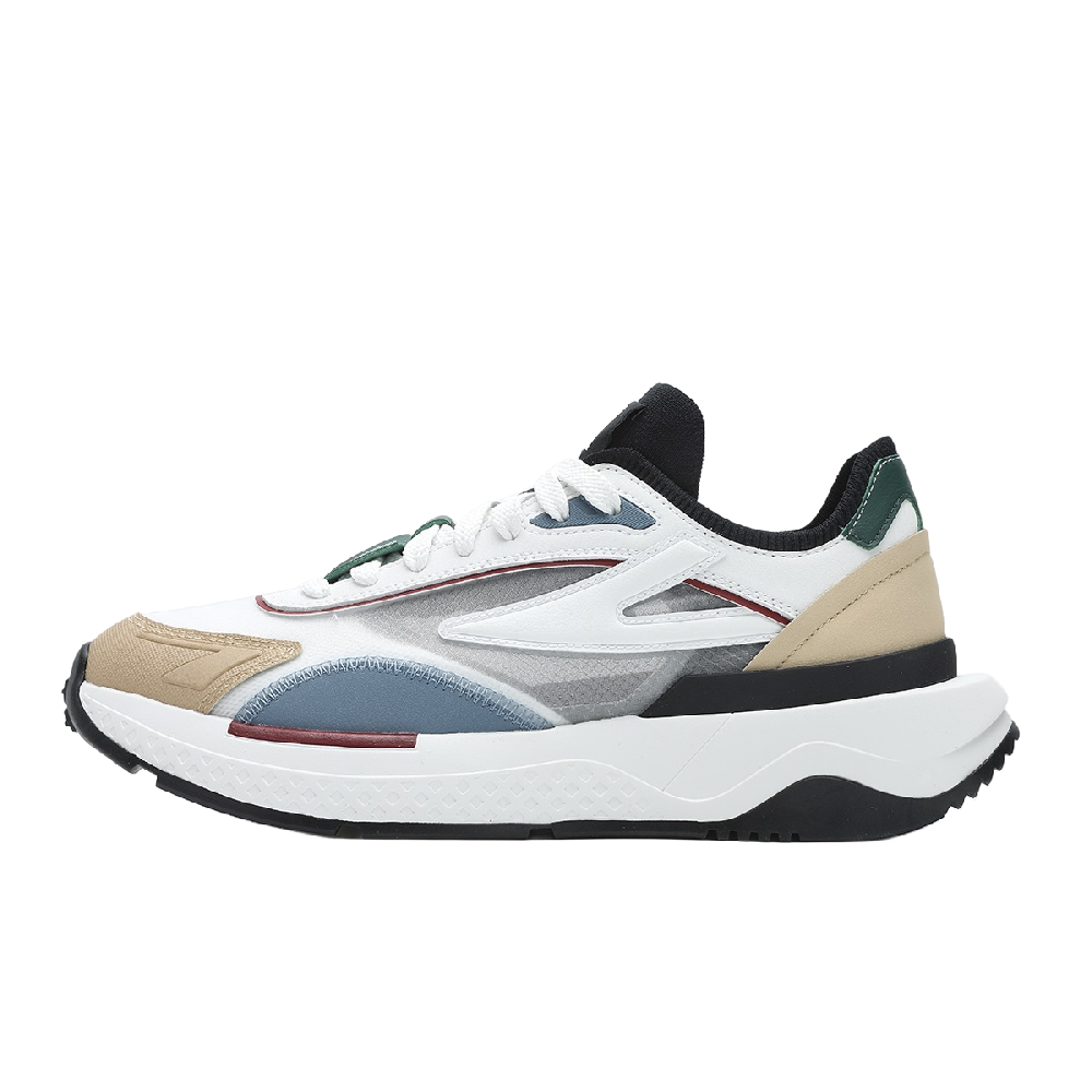 FILA PIONIERE Wear-Resistant Low-Top Casual Running Shoes Men's Beige Yellow