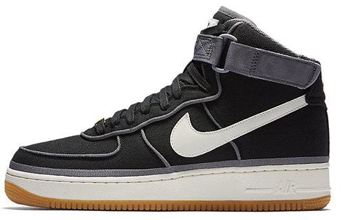 Nike Air Force 1 High '07 LV8 Black Sail Team Orange