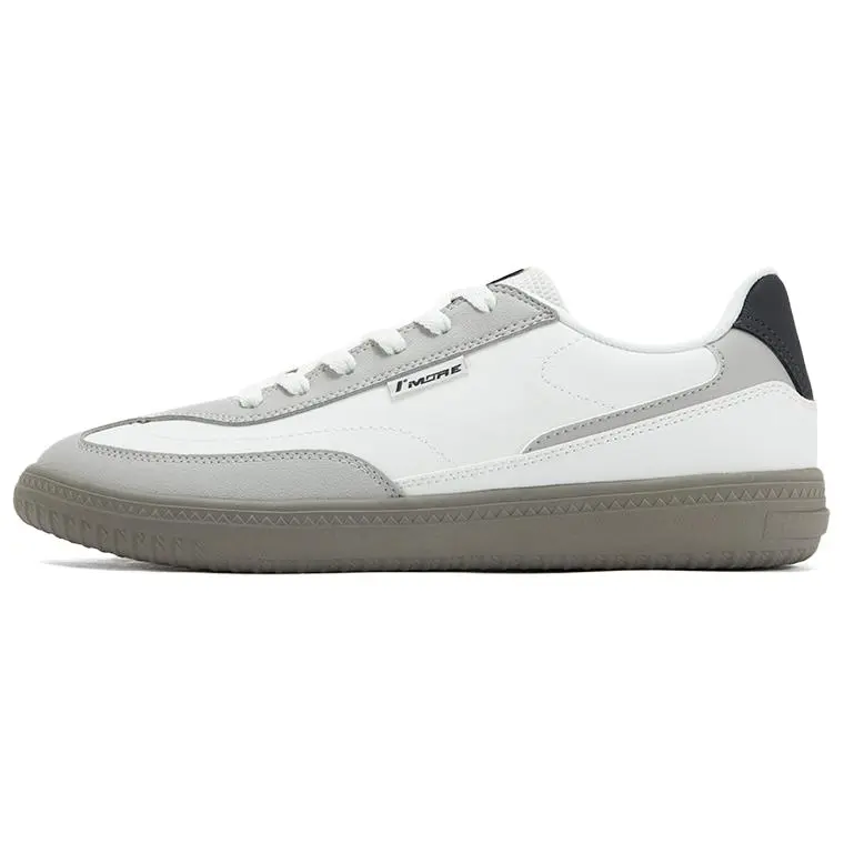 361° Wear resistant And Lightweight Low Top Skateboard Shoes Men's Feather White Pumice