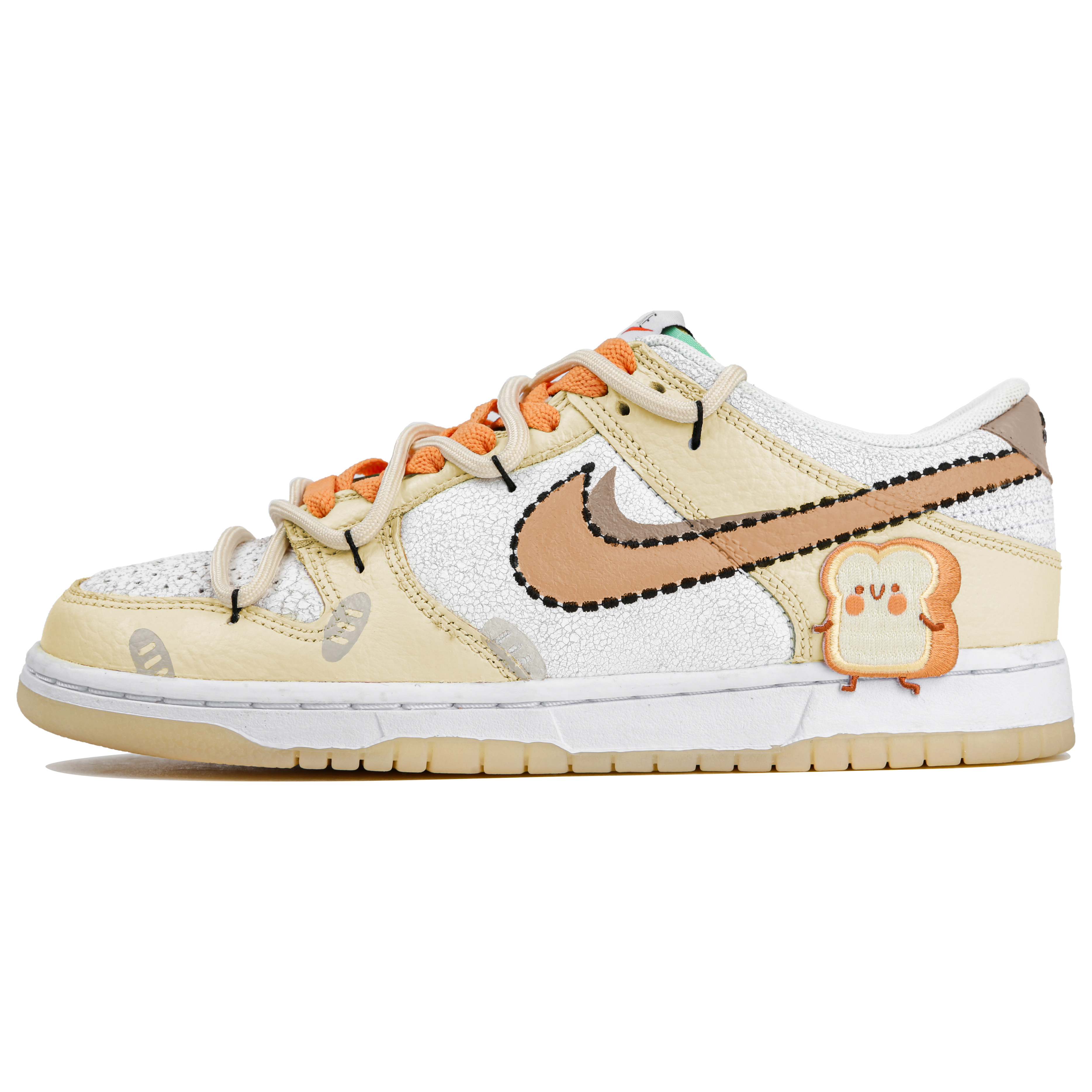Nike Dunk Low top Skateboard Shoes GS Yellow Cream