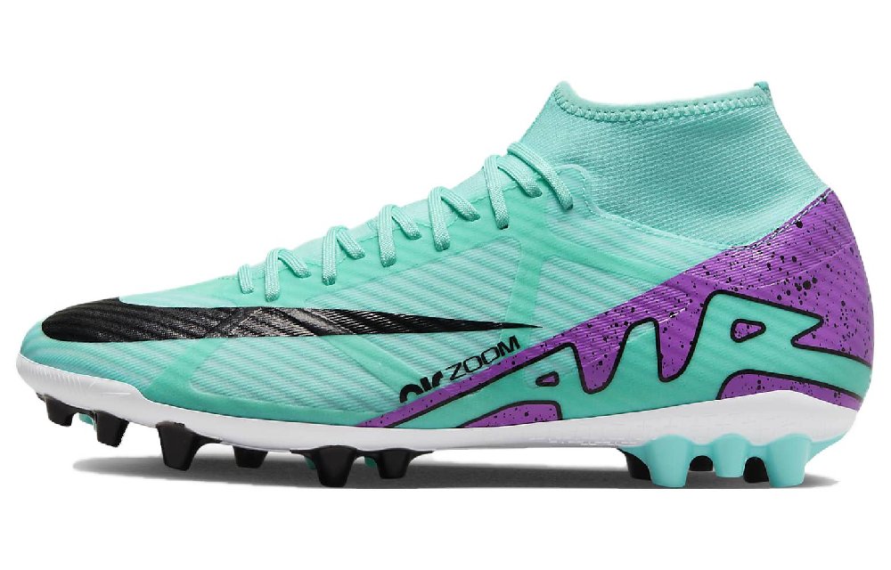 NIKE Mercurial Superfly 9 Футбольные бутсы Высокие Зеленые Унисекс