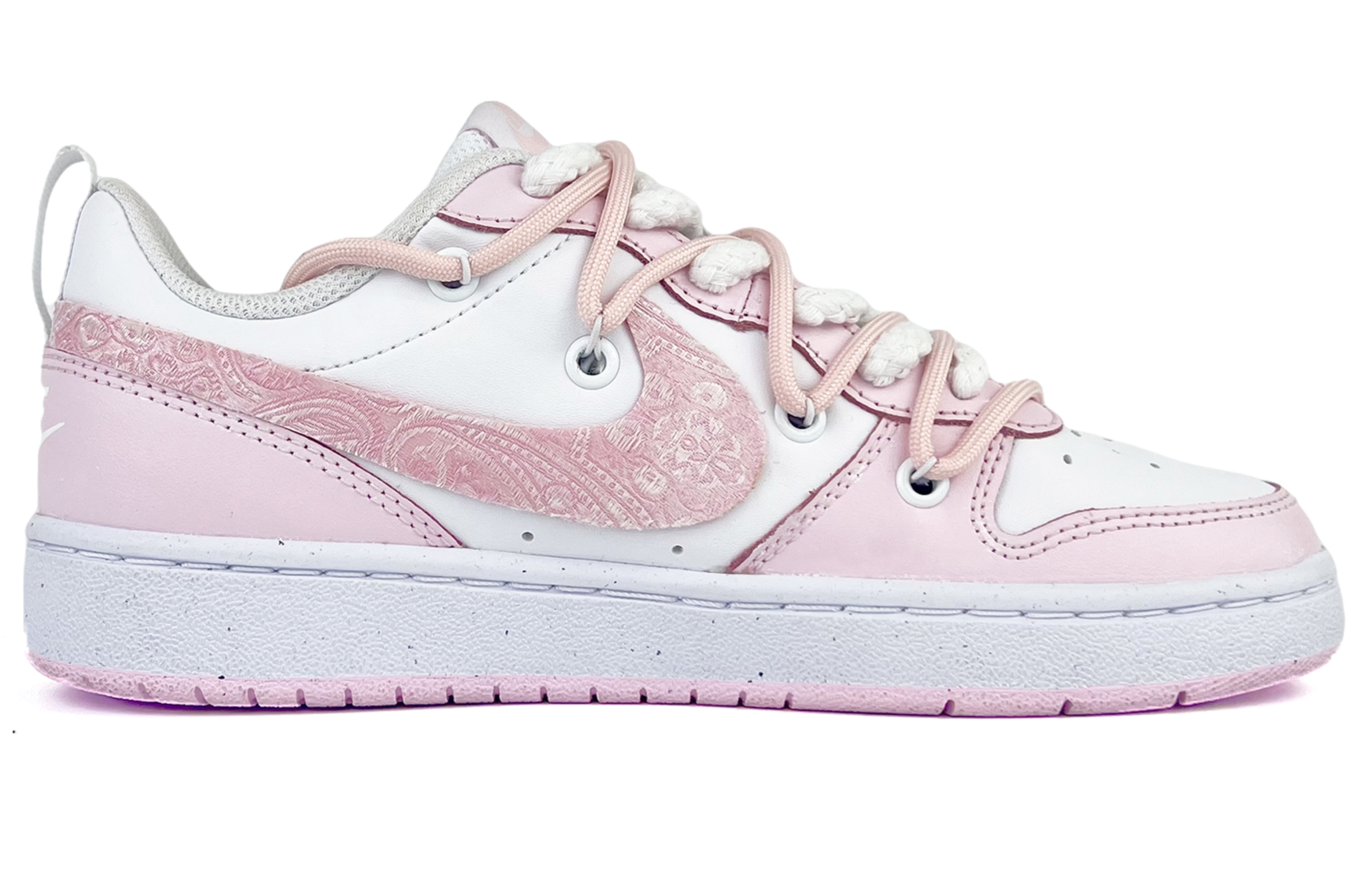 Nike Anti Slip Wear Resistant Low Top Skateboard Shoes GS Cherry Blossom Pink купить в интернет-магазине Yoocart с быстрой доставкой по России.
