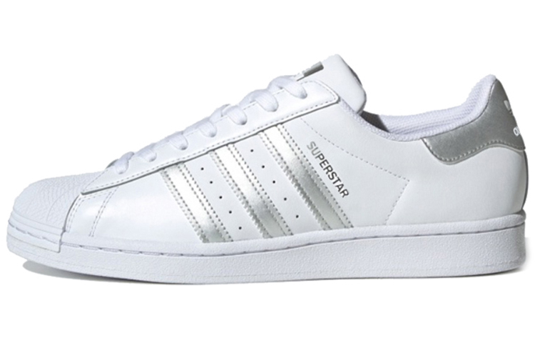 Adidas Originals Superstar White Silver Metallic