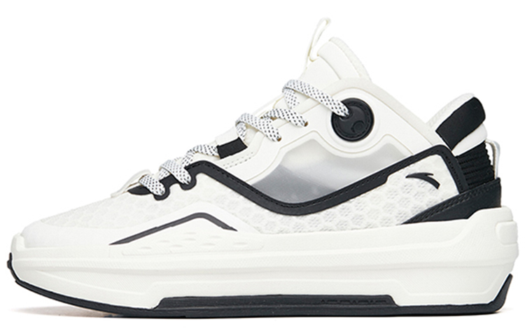 Anta C37 2.0 Lightweight And Wear-resistant Low-Top Skateboard Shoes Women's White Black