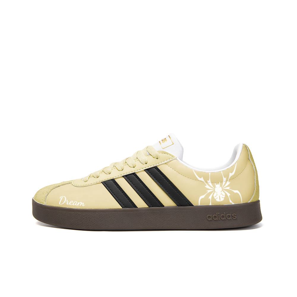 Adidas Neo VL Court 2.0 Jing He Lingzi Anti-Slip Wear-Resistant Low-Top Skateboard Shoes Unisex Lemon купить в интернет-магазине Yoocart с быстрой доставкой по России.